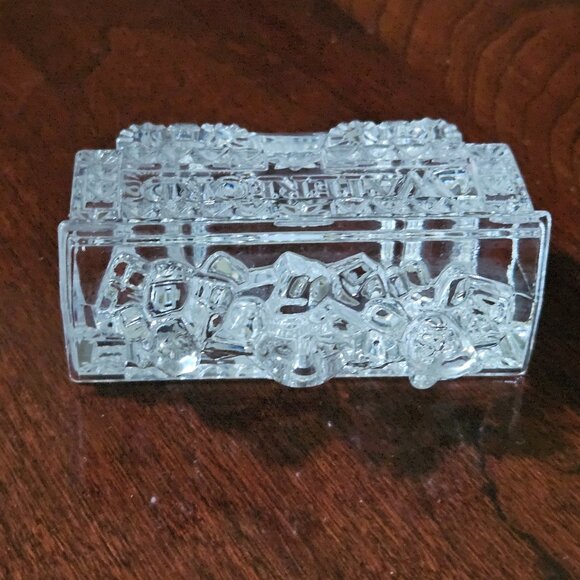 2010 NIB CLASSIC WATERFORD LEAD CRYSTAL COAL CAR TRAIN CHRISTMAS ORNAMENT 2ne - Picture 6 of 16